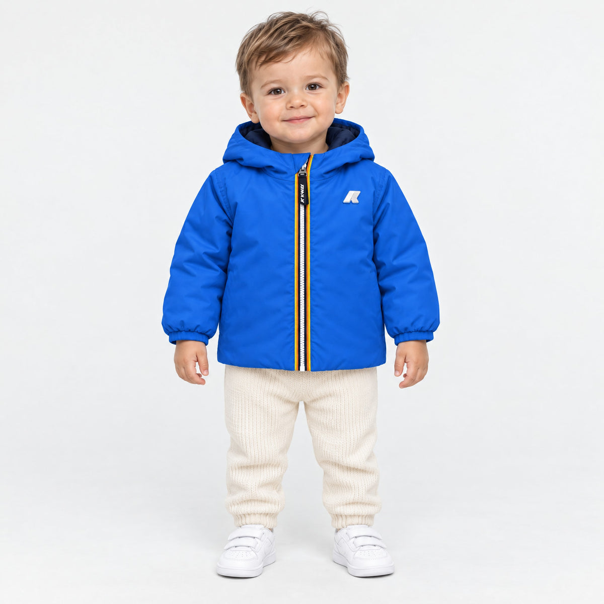 Giubbotto Jack Warm Double per neonato - Blu royal/Blu navy