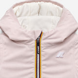 Giubbotto Jack Warm Double reversibile per neonata - Rosa/Bianco