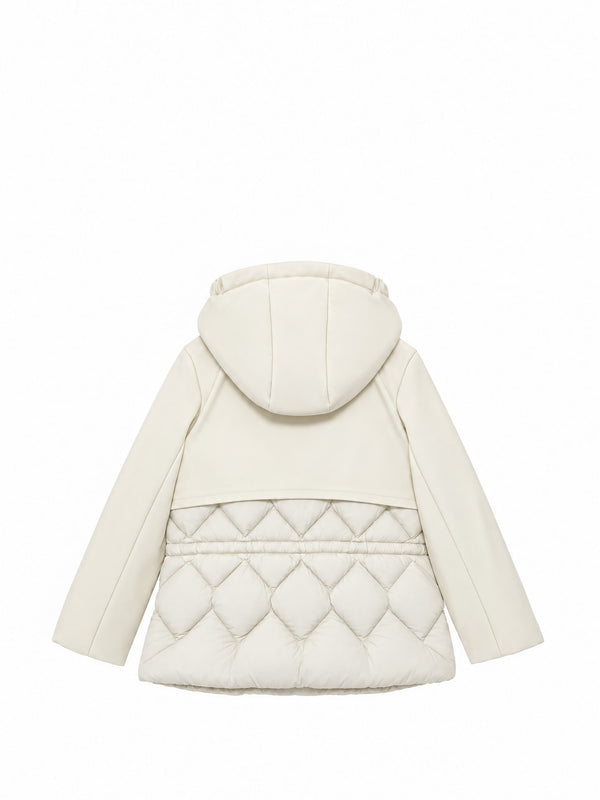 Giubbotto Marlesse Hybrid Warm Shell per ragazza - Bianco