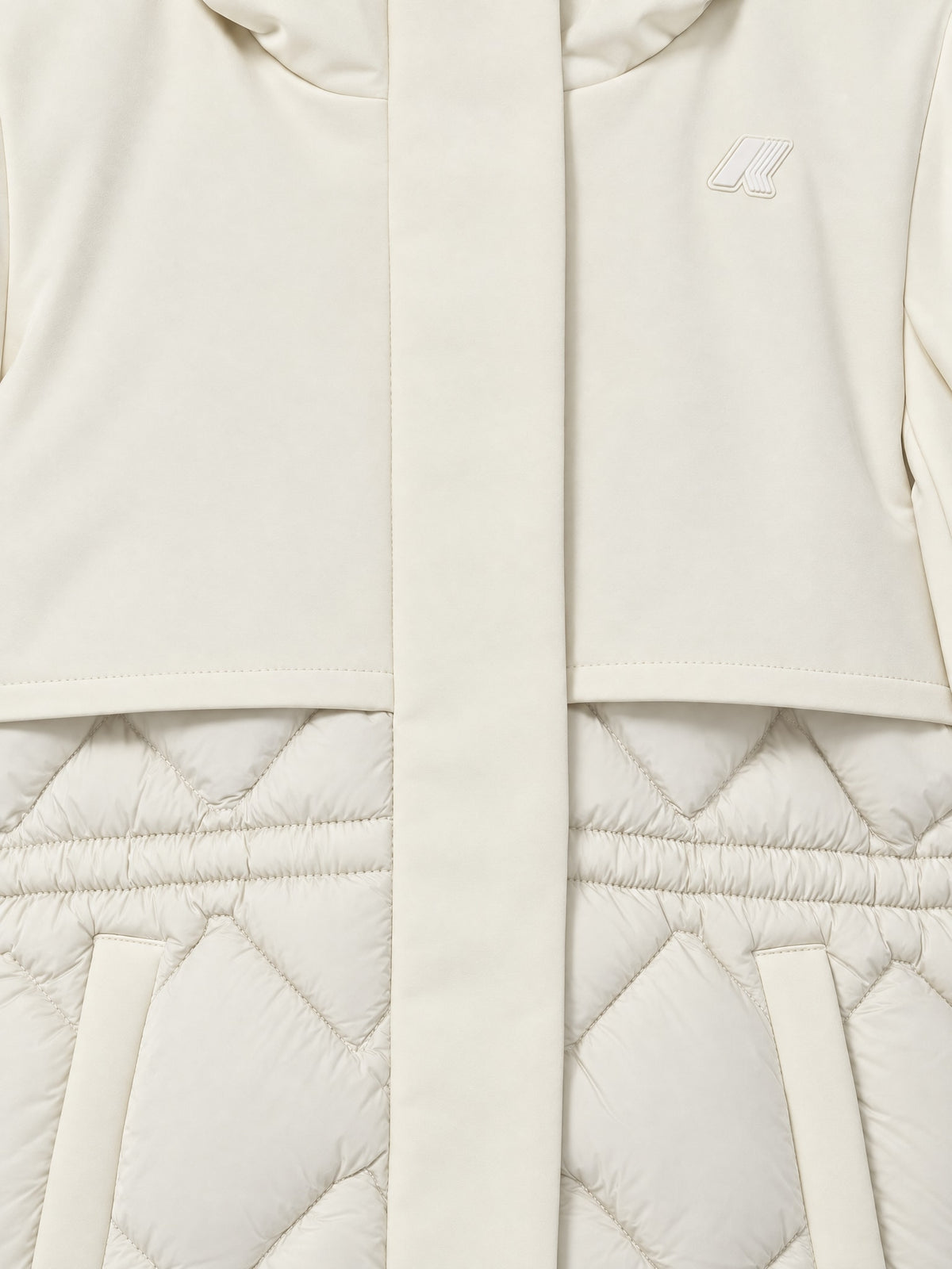 Giubbotto Marlesse Hybrid Warm Shell per ragazza - Bianco