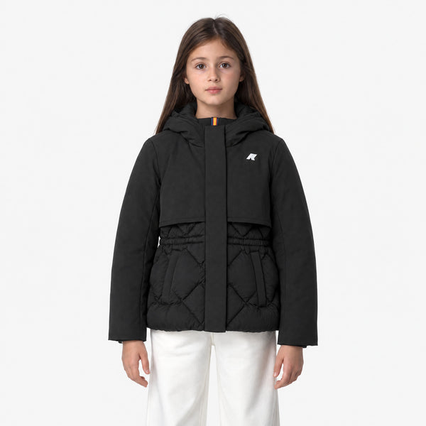 Giubbotto Marlesse Hybrid Warm Shell per ragazza - Nero