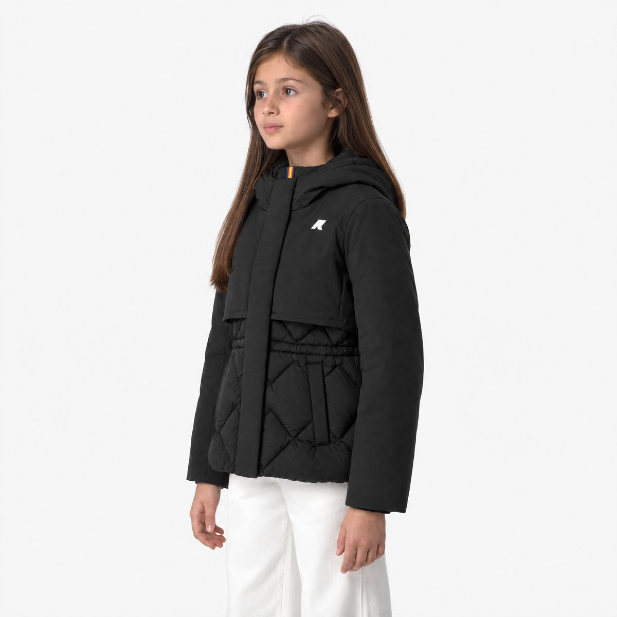Giubbotto Marlesse Hybrid Warm Shell per ragazza - Nero