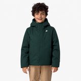 Giubbotto Jacko Marmotta con cappuccio per bambino - Verde scuro