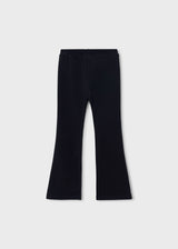 Leggings a zampa bambina - Nero