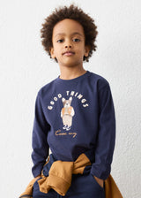 Maglietta cane bambino - Blu