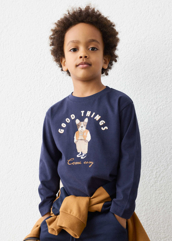 Maglietta cane bambino - Blu