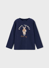 Maglietta cane bambino - Blu