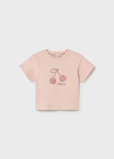 Maglietta ciliegia basic neonata