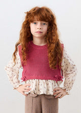 Maglietta con top bambina - Mezcla