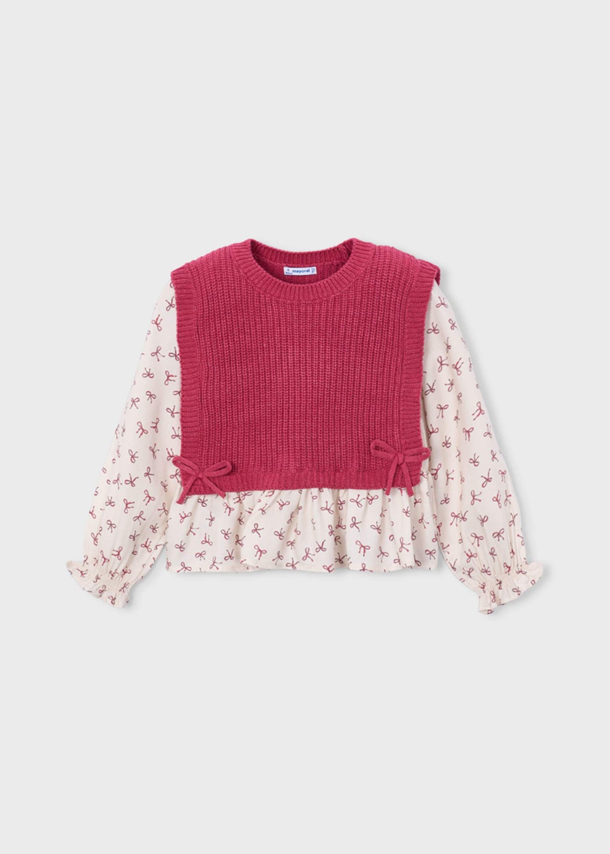 Maglietta con top bambina - Mezcla