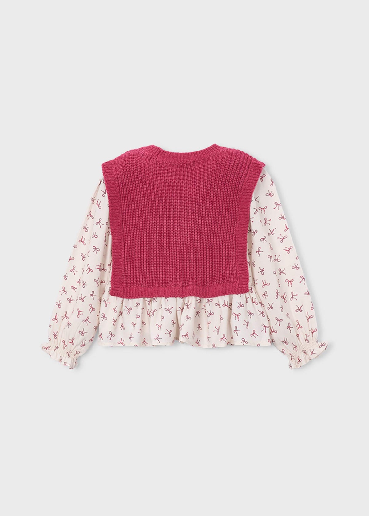 Maglietta con top bambina - Mezcla