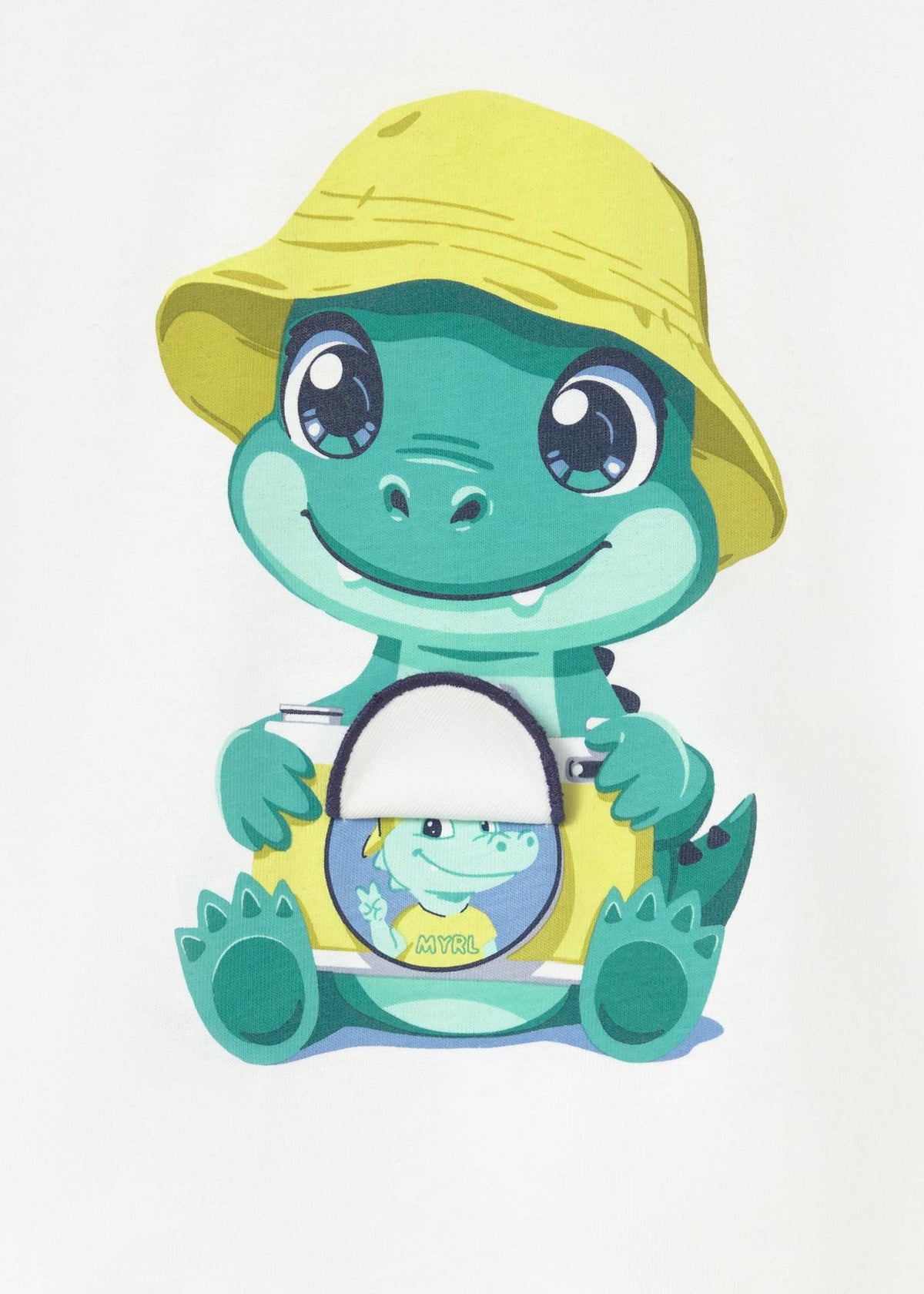 Maglietta interattiva fotocamera neonato