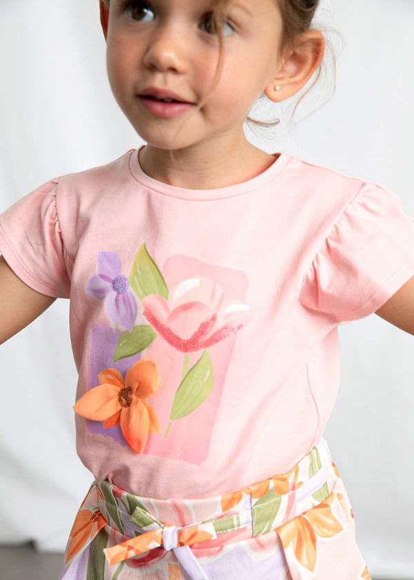 Maglietta manica corta bambina