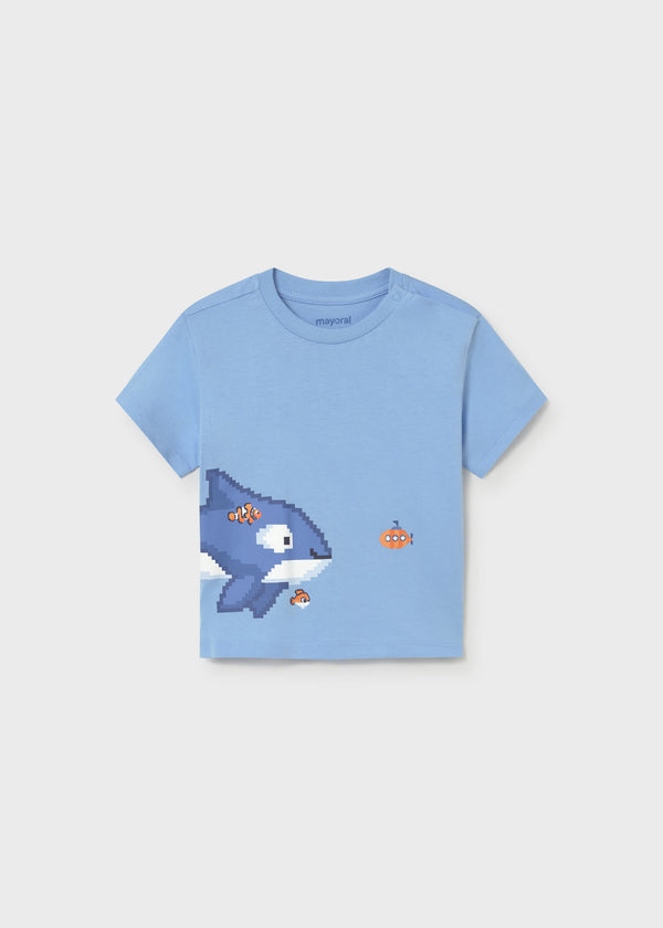 Maglietta serigrafia neonato