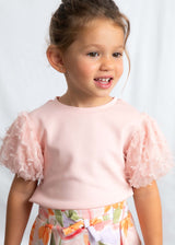 Maglietta tulle bambina