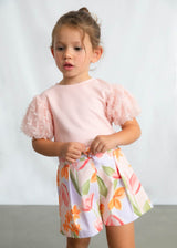 Maglietta tulle bambina