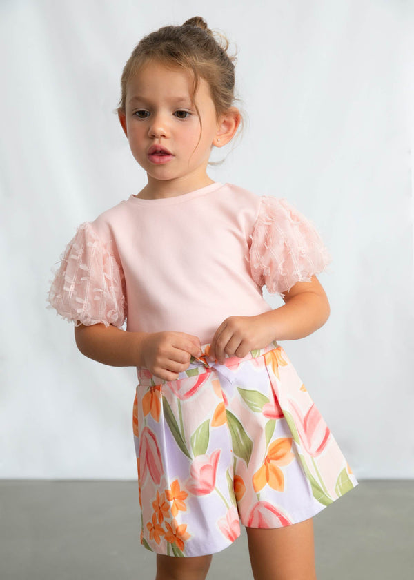 Maglietta tulle bambina