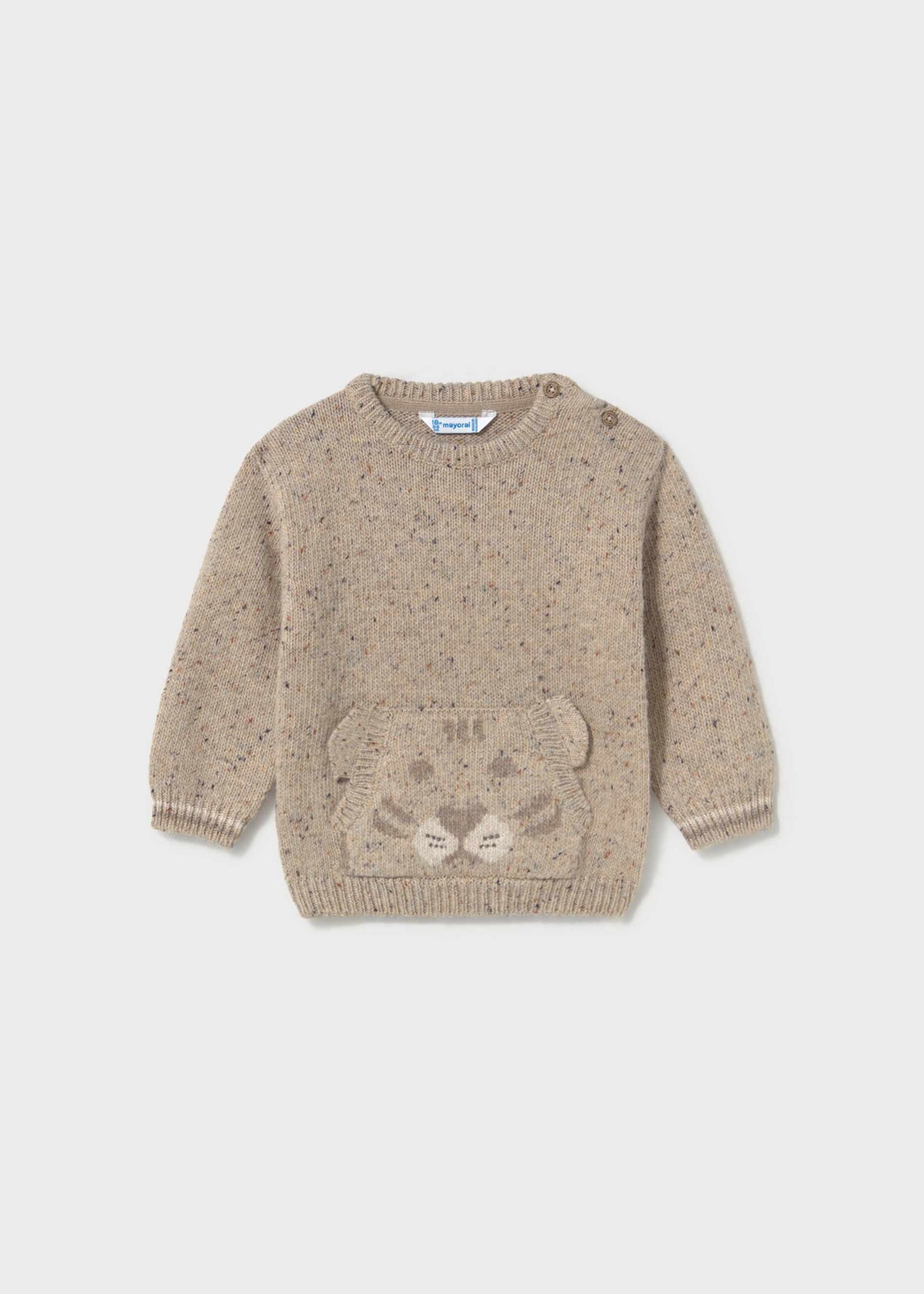 Maglione tigre neonato - Tweed