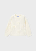 Maglione applicazione fiore bambina - Soia