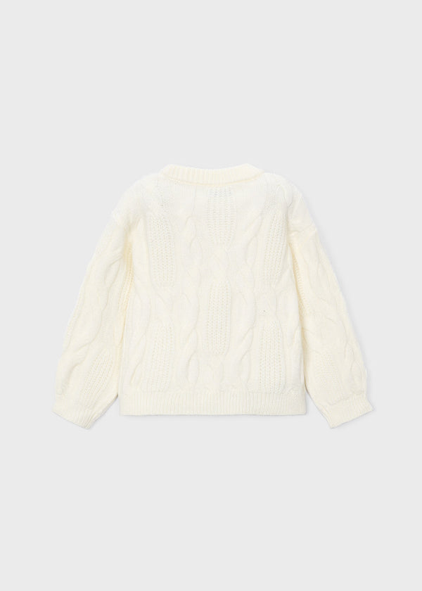 Maglione applicazione fiore bambina - Soia