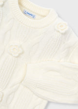 Maglione applicazione fiore bambina - Soia