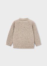 Maglione colletto polo bambino - Tweed