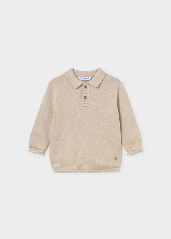 Maglione colletto polo neonato - Vigore