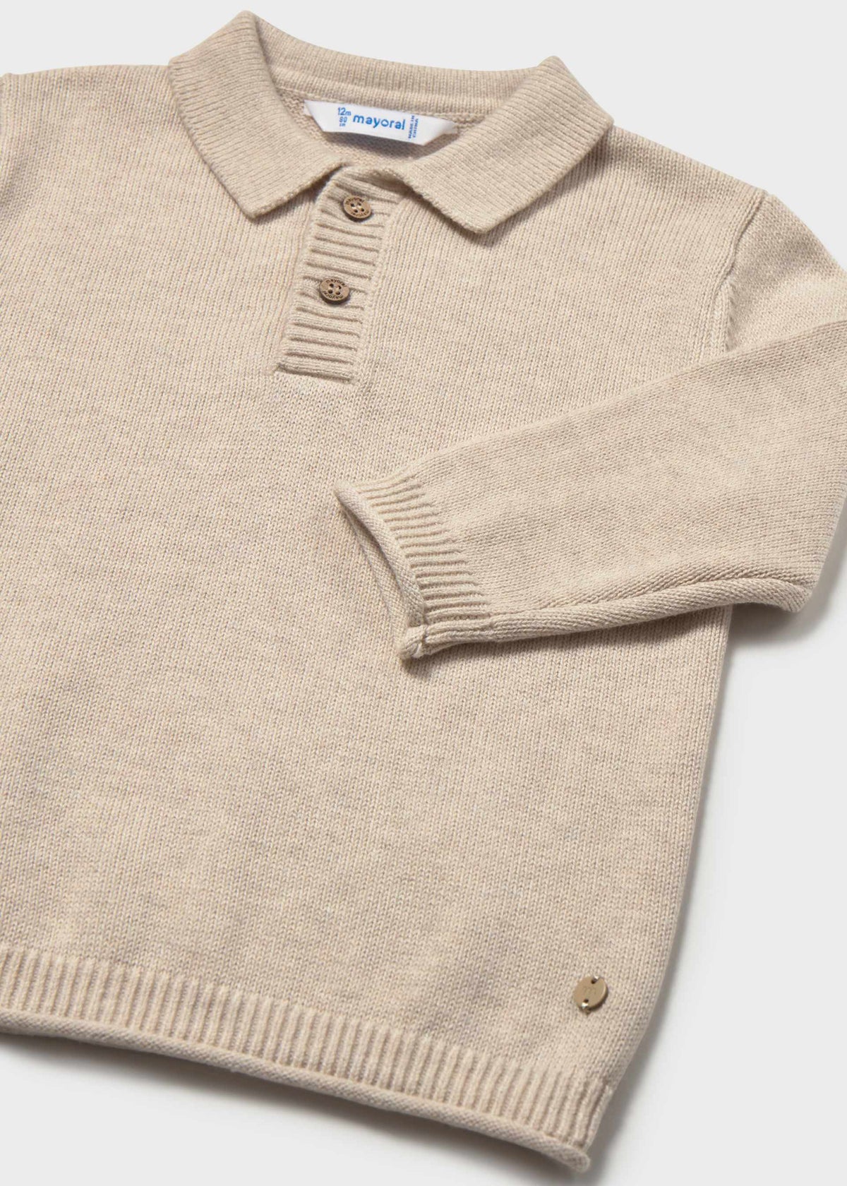 Maglione colletto polo neonato - Vigore