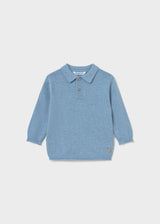 Maglione colletto polo neonato - Vigore