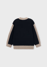 Maglione contrasti bambino - Nero