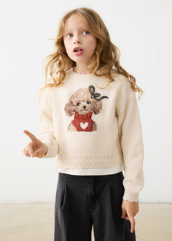 Maglione intarsi bambina - Vigore
