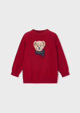 Maglione intarsi bambino - Rosso