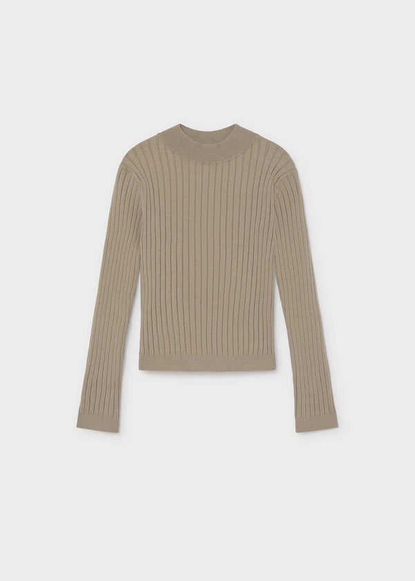 Maglione ragazza - Nocciola