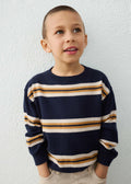 Maglione righe bambino - Blu