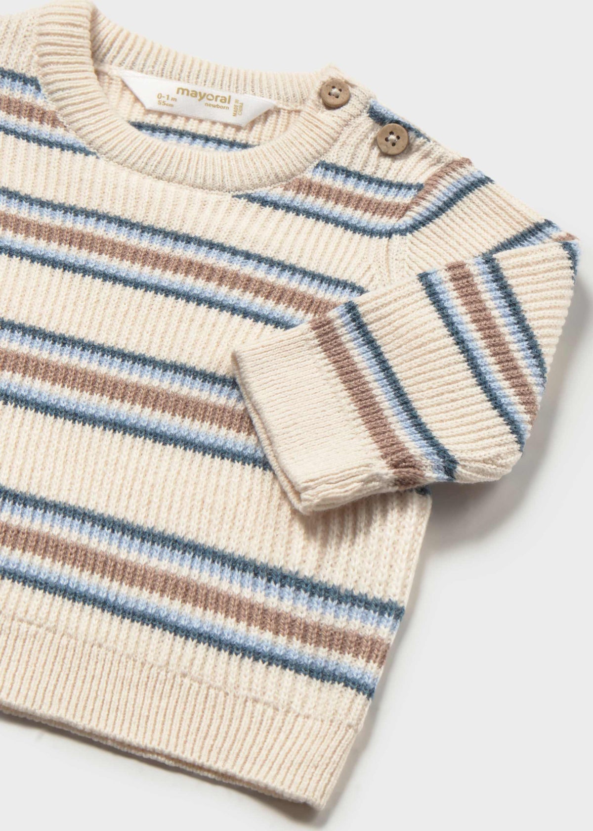 Maglione righe neonato - Ceramica