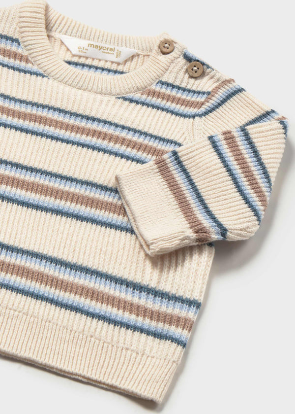 Maglione righe neonato - Ceramica