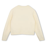 Michael Kors Kids Maglione con scritta Michael Kors ricamata - Crema