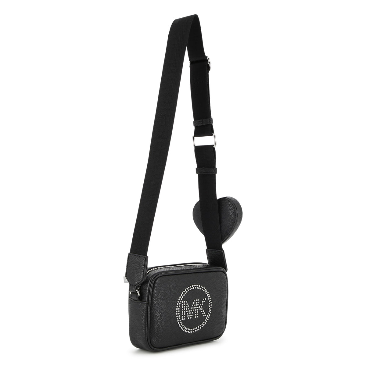 Michael Kors Kids Borsa a mano in similpelle con portamonete a cuore - Nero