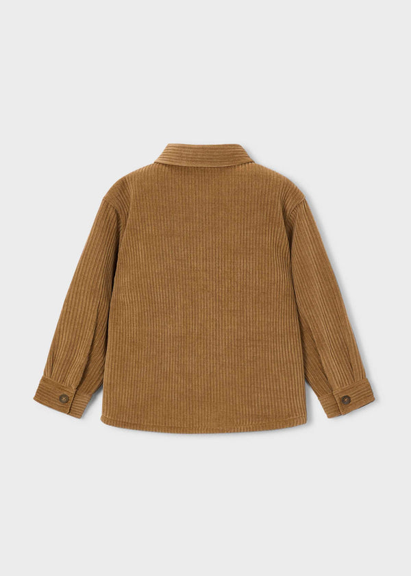 Overshirt velluto a costine bambino - Marrone