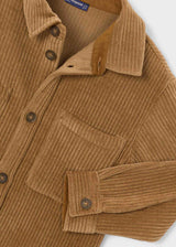 Overshirt velluto a costine bambino - Marrone