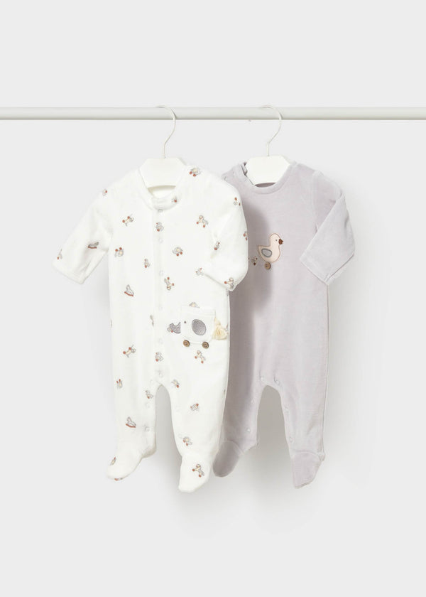 PAck 2 pigiami neonato - Nebbia