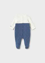 Pagliaccetto salopette neonato - Blueberry