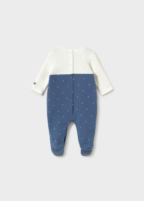 Pagliaccetto salopette neonato - Blueberry