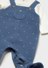 Pagliaccetto salopette neonato - Blueberry