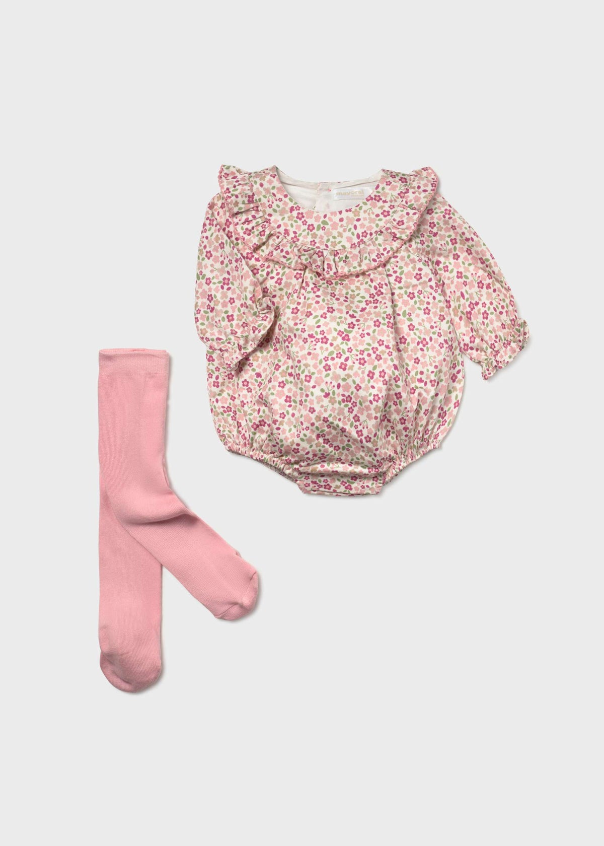 Pagliaccetto stampato con calzamaglia neonata - Baby