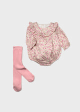 Pagliaccetto stampato con calzamaglia neonata - Baby