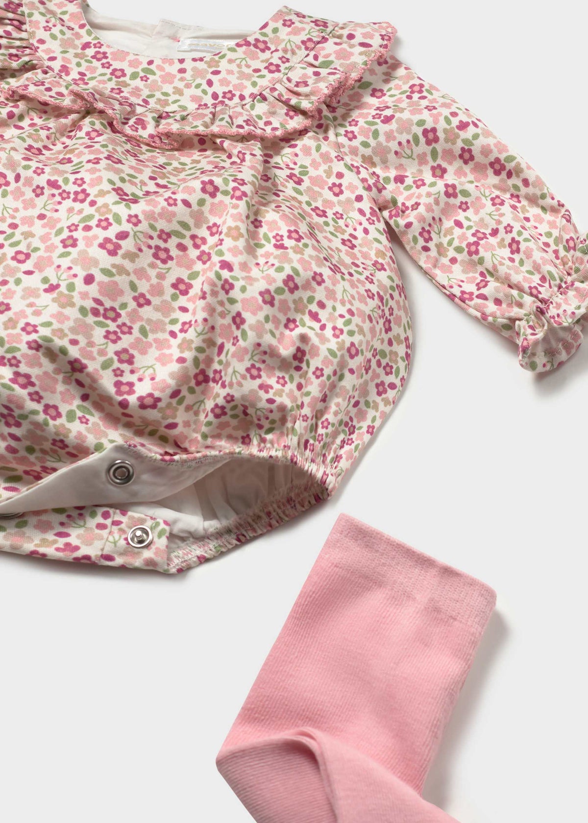 Pagliaccetto stampato con calzamaglia neonata - Baby