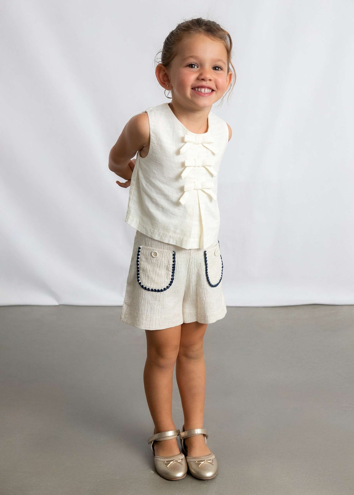 Pantaloncino tasche bambina