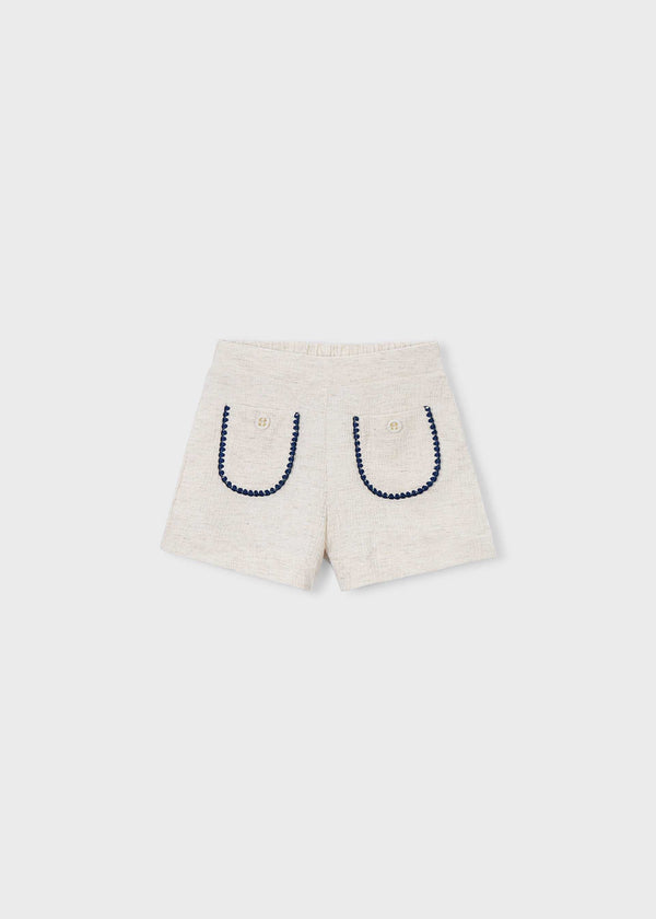 Pantaloncino tasche bambina