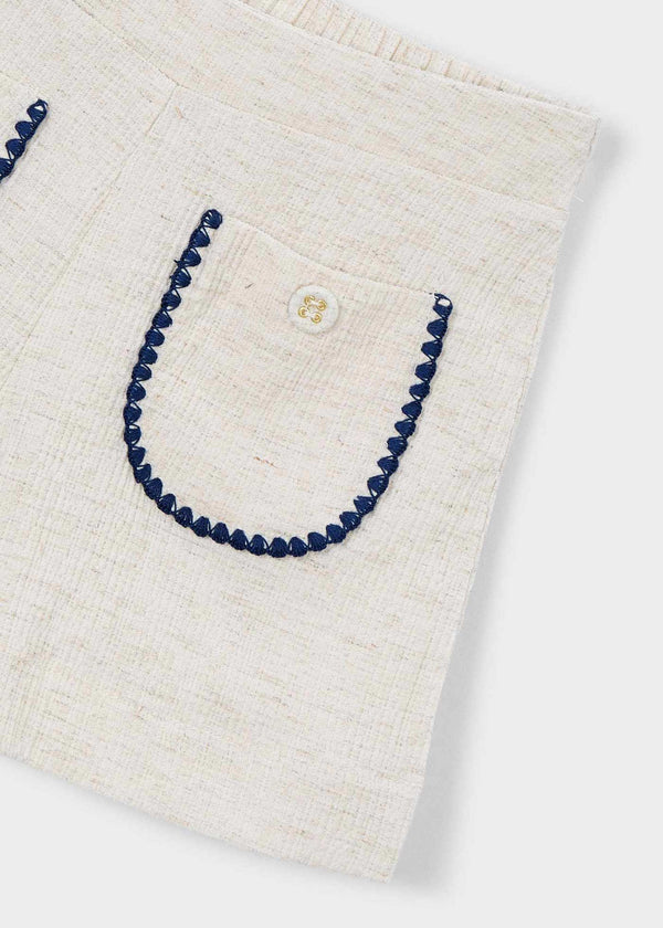 Pantaloncino tasche bambina